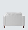 Bruch Pu Leather 1 Seater Sofa in Beige Colour