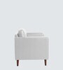 Bruch Pu Leather 1 Seater Sofa in Beige Colour