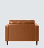 Bruch Pu Leather 1 Seater Sofa in Tan Colour