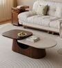 Bruno 2-Tier Center Table In Solid Wood Finish