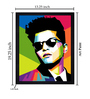 Bruno Mars Wooden Framed Art Print