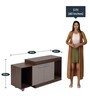 Bruno TV Console In Walnut Finish