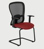 Bruno Cantilever Chair in Maroon