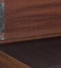 Brussels King Size Bed with Box Storage in Dark Acacia Finish