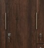 Bryson 3 Door Wardrobe in Walnut Colour
