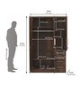 Bryson 3 Door Wardrobe in Walnut Colour
