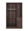 Bryson 3 Door Wardrobe in Walnut Colour