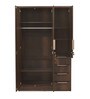 Bryson 3 Door Wardrobe in Walnut Colour