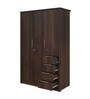 Bryson 3 Door Wardrobe in Walnut Colour