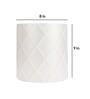 Messina Paper Flush Mount Wall Light (White)