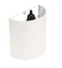 Messina Paper Flush Mount Wall Light (White)
