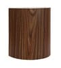 Brescia Brown Paper Flush Mount Wall Light