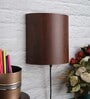 Rimini Brown Paper Flush Mount Wall Light