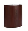 Rimini Brown Paper Flush Mount Wall Light