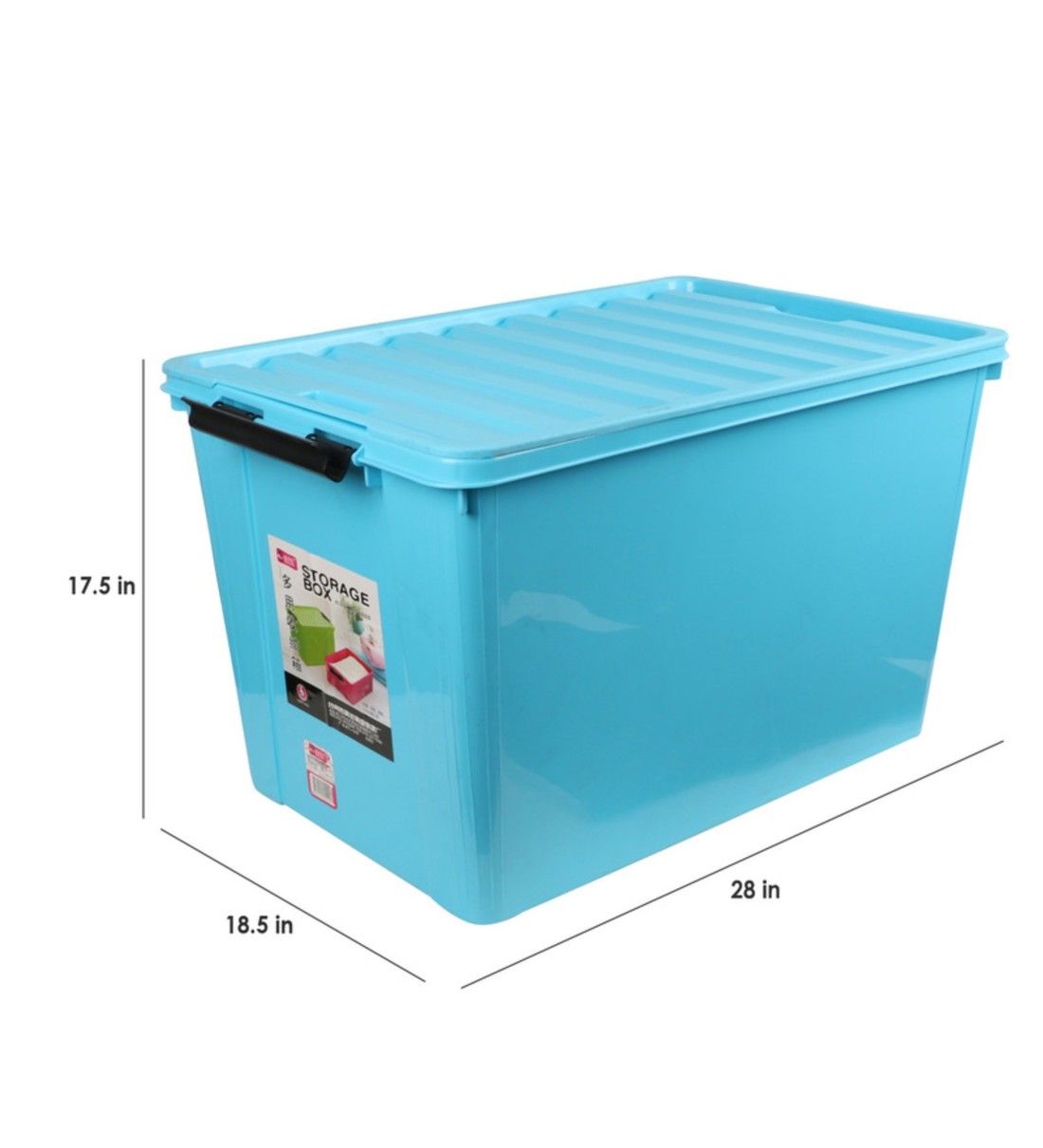 Buy 120 Litres Plastic Storage Box by Buckle Up Online Plastic