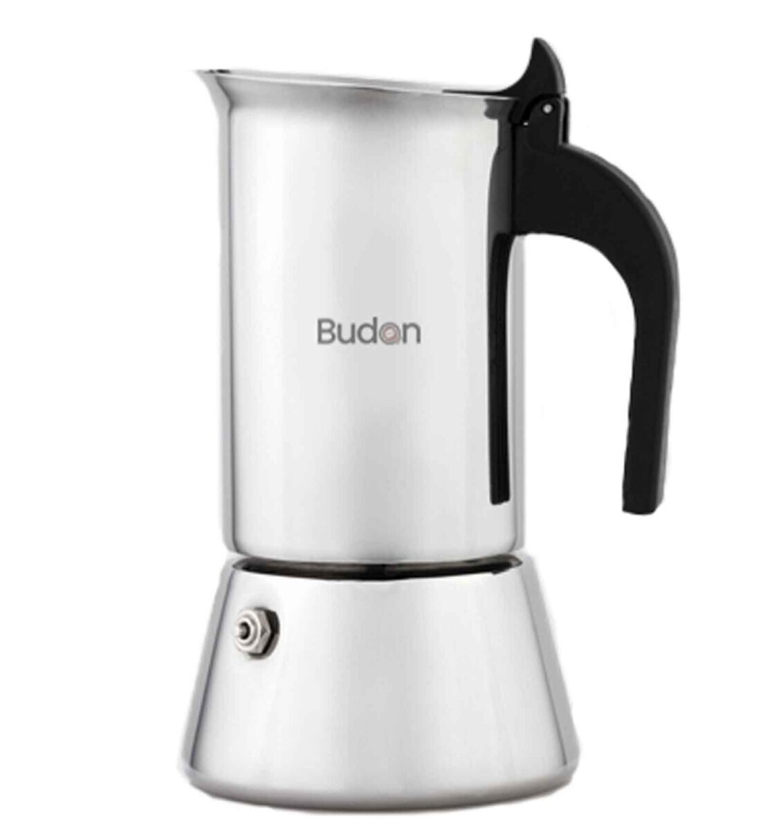 Buy Budan Induction Moka Pot 6 Cup Espresso Maker (Silver) Online