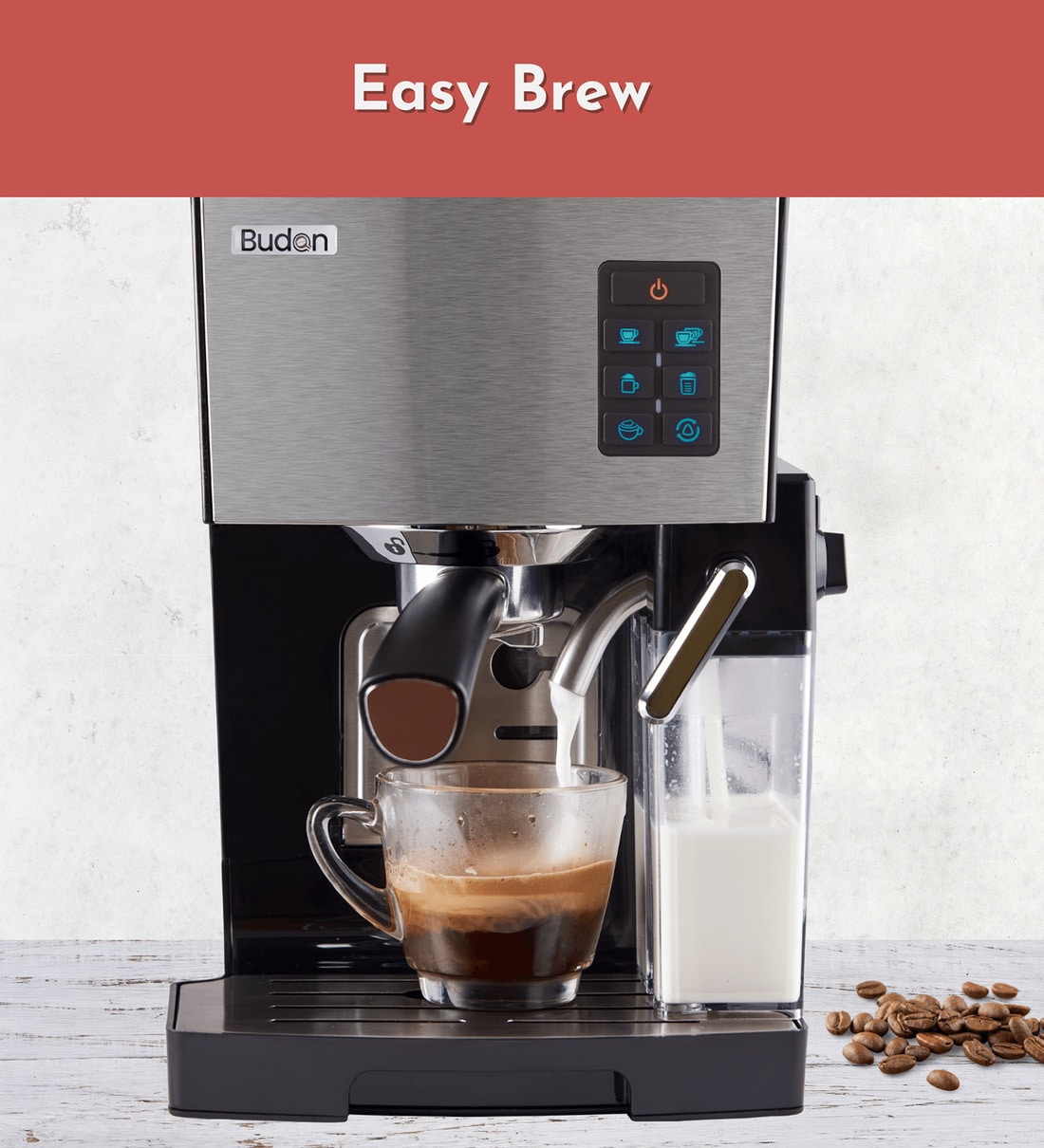 Budan One Touch Espresso Machine