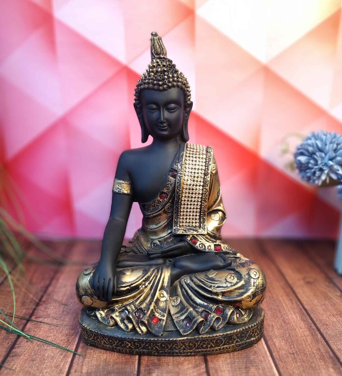 Buy Buddha Multicolour Polyresin Statue by Wens at 13 OFF by Wens