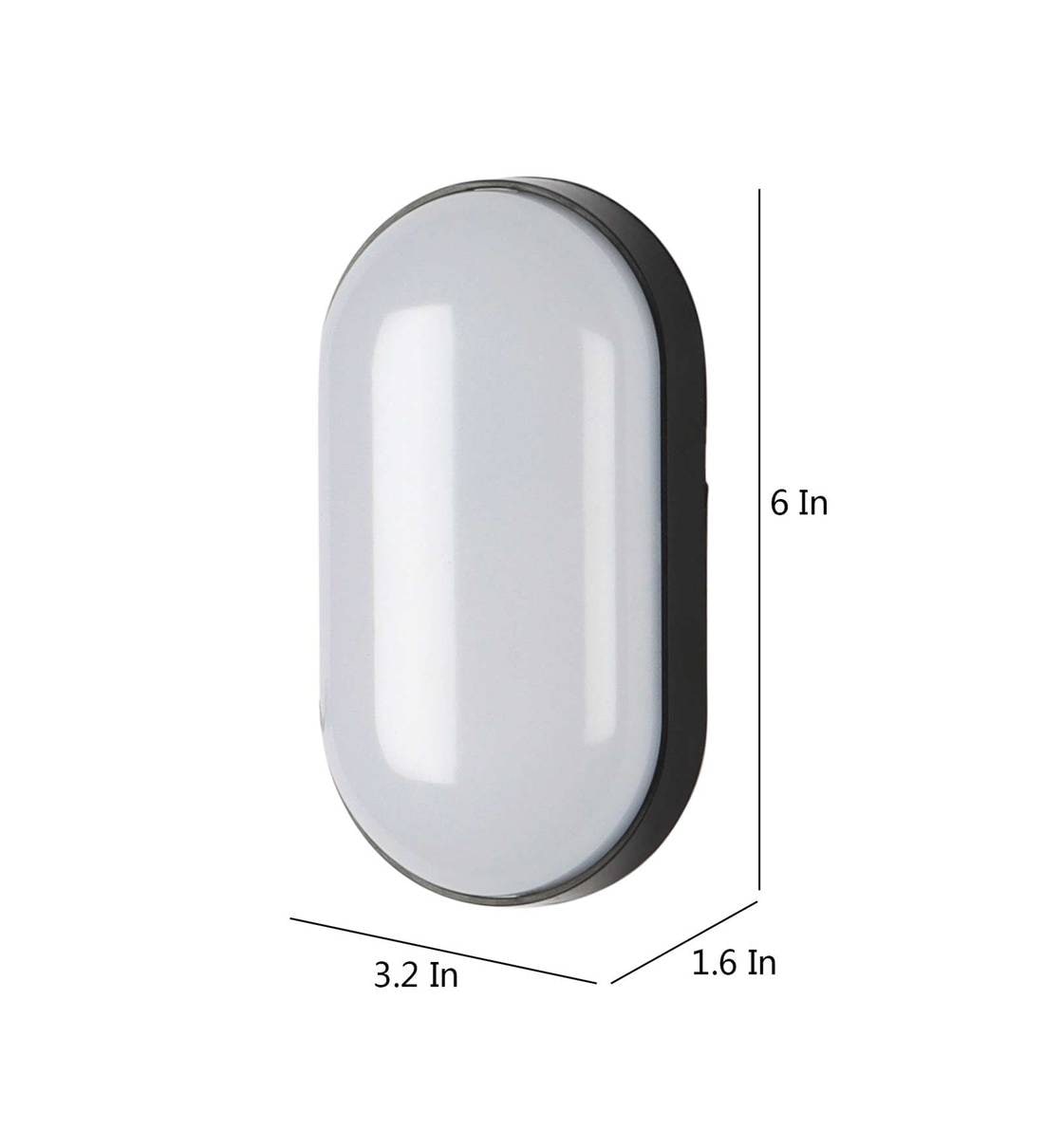 Buy Bulkheads Black Pvc & Acrylic Outdoor Wall Light By Superscape