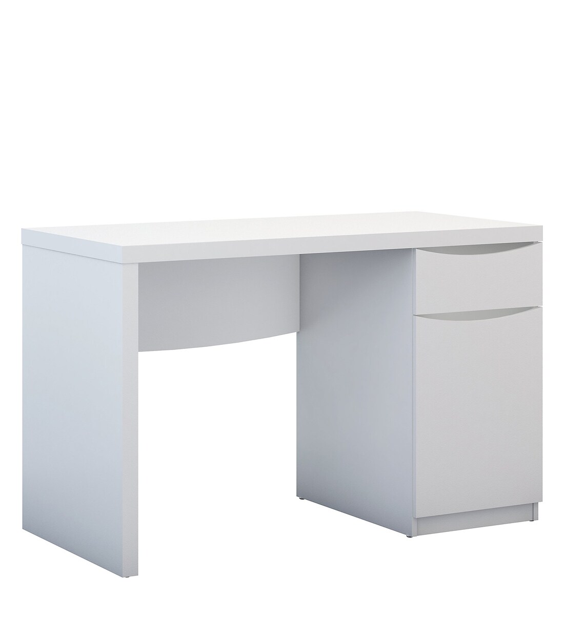 Buy Montrese Study Table in White Colour by Sovereign Furniture Online