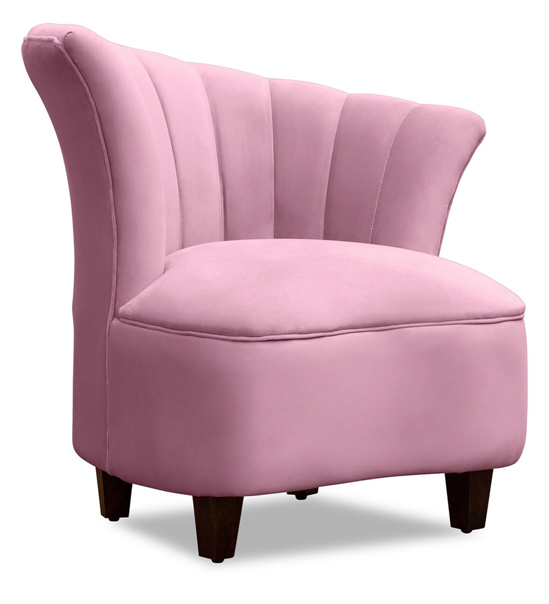 Buy Butterfly Barrel Chair (Set of 2) in Pink Colour By Peachtree