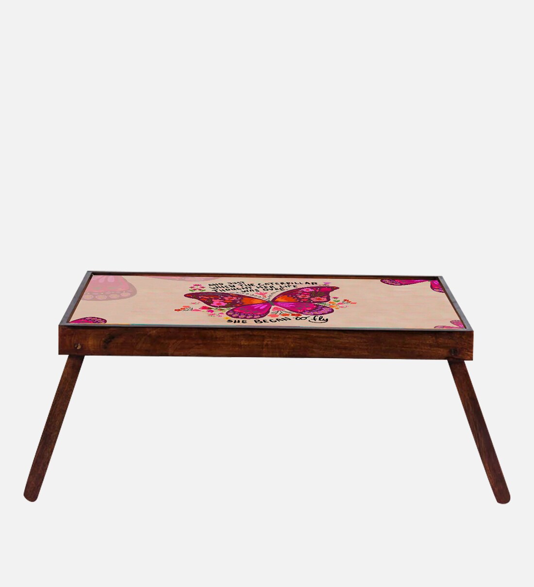 Buy Butterfly Portable Table in Multi Finish at 40% OFF by