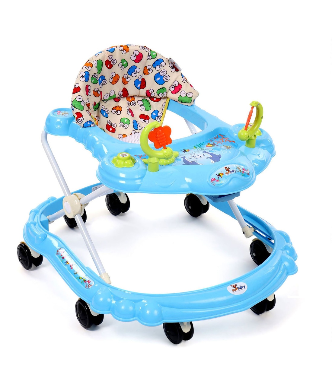 Buy Butterfly Walker In Blue Colour by Sunbaby Online Walkers Kids