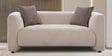 Bucharest Fabric 2 Seater Sofa In Beige Colour