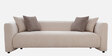 Bucharest Fabric 3 Seater Sofa In Beige Colour