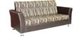 Eartigo Sofa Set (3 + 1 + 1) with Diwan in Brown Colour