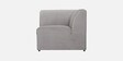 Bufa Velvet 3 Seater Sofa In Light Grey Colour