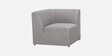 Bufa Velvet 3 Seater Sofa In Light Grey Colour