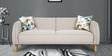 Buffalo Fabric 3 Seater Sofa in Beige Colour