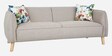 Buffalo Fabric 3 Seater Sofa in Beige Colour