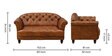 Bunbury Leather 2 Seater Sofa In Antique Tan Colour