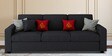 Burrey 3 Seater Sofa in Grey Colour