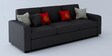 Burrey 3 Seater Sofa in Grey Colour