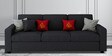 Burrey 3 Seater Sofa in Grey Colour