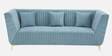 Butterfly 3 Seater Sofa In Sky Grey Color
