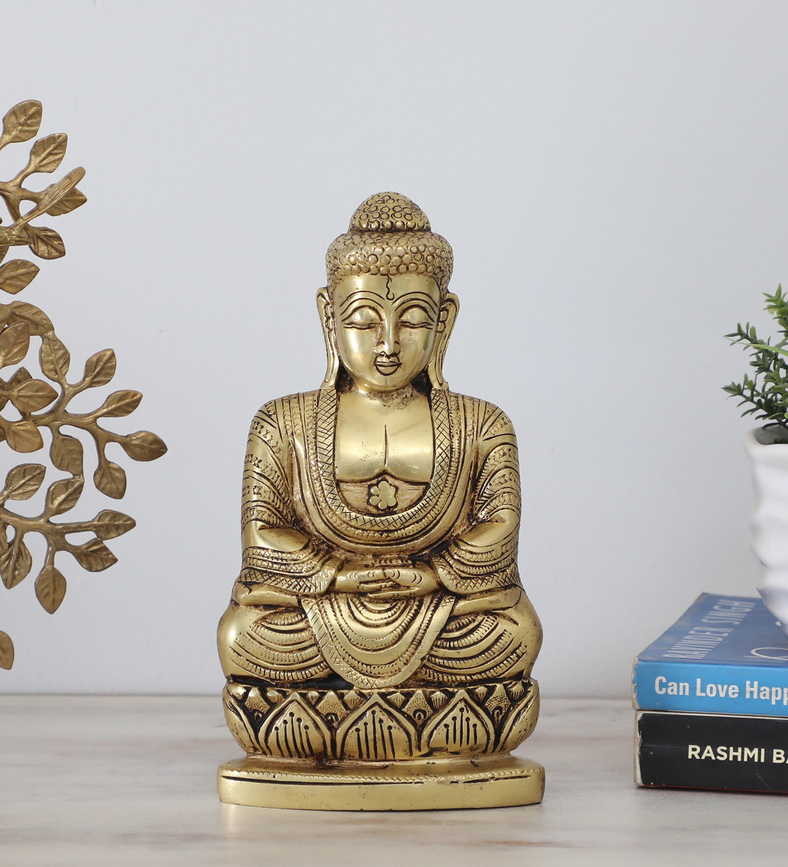 Buddha Gold Brass Religious Idols