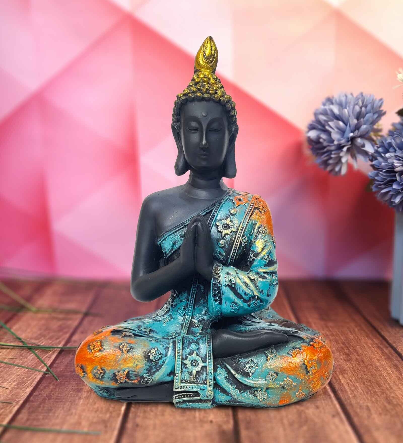 Buy Buddha Multicolour Polyresin Statue by Wens at 13 OFF by Wens