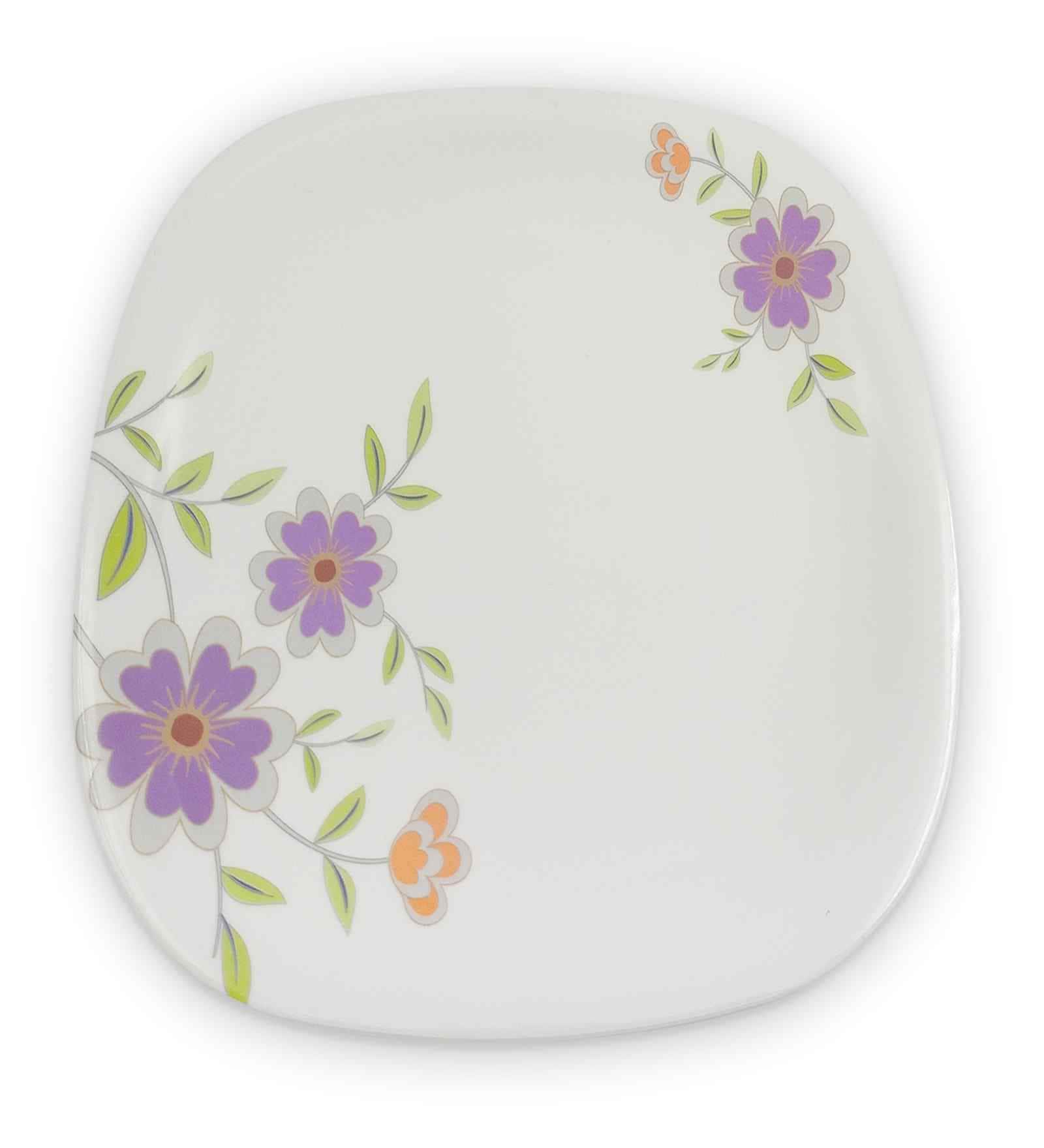 Buffet Plate Set   Daffodils 12.5  , Stain Free, Glazed Finish, Pure Melamine ,6 nos.