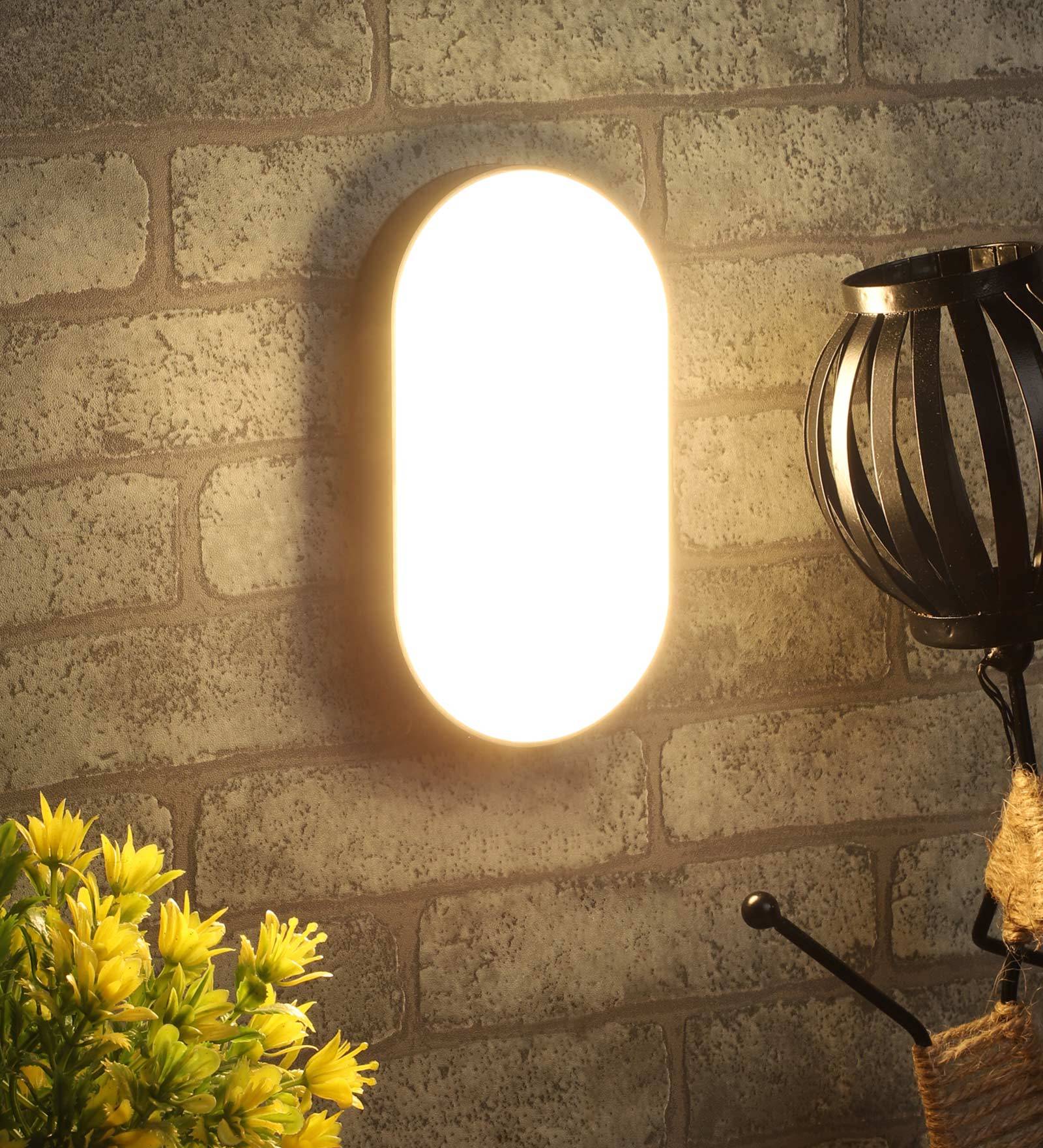 Xander Black PVC & Acrylic Outdoor Wall Light