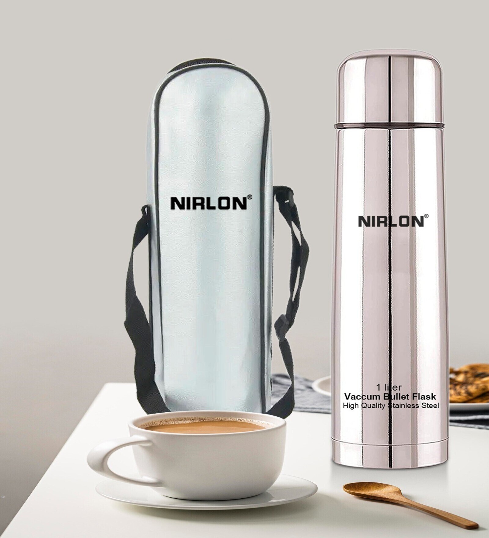 Bullet Fottle 1000Ml Single Wall  Vacuum Flask