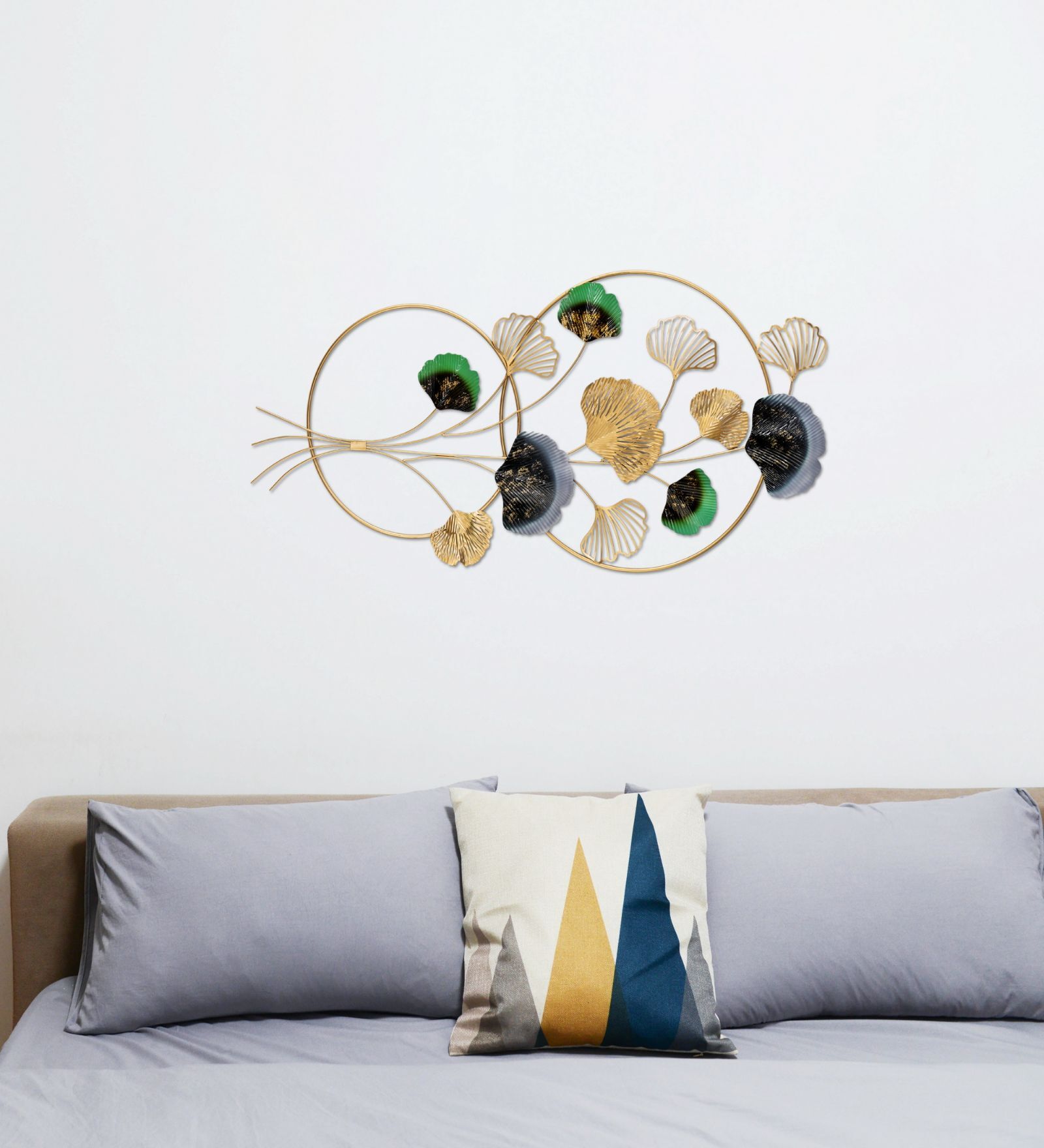 Bunch Of Flowers Multicolour Iron Wall Art