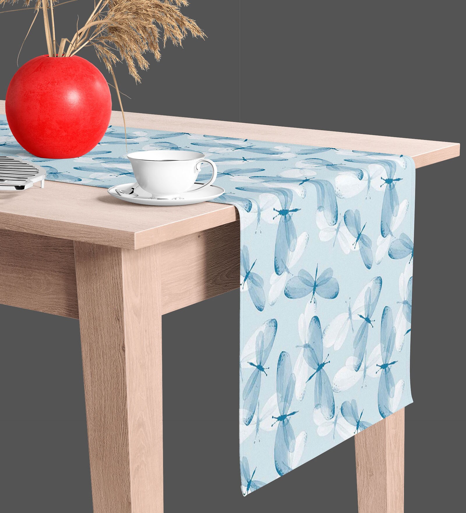 Butterflies   Multicolor (60 x 16) Velvet Table Runner