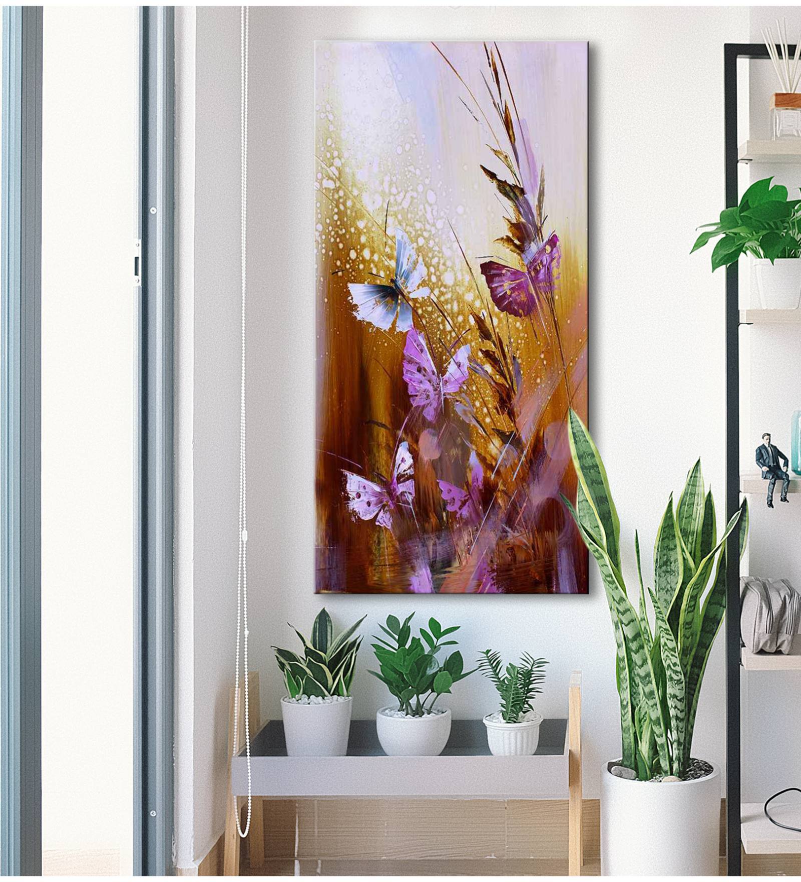 Butterfly Canvas Framed Art Print