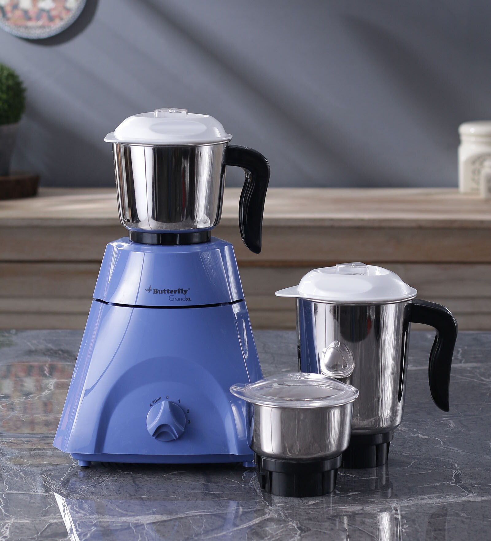Buy Butterfly 3 Jars 750W Blue Mixer Grinder (Model No GRAND 3) Online