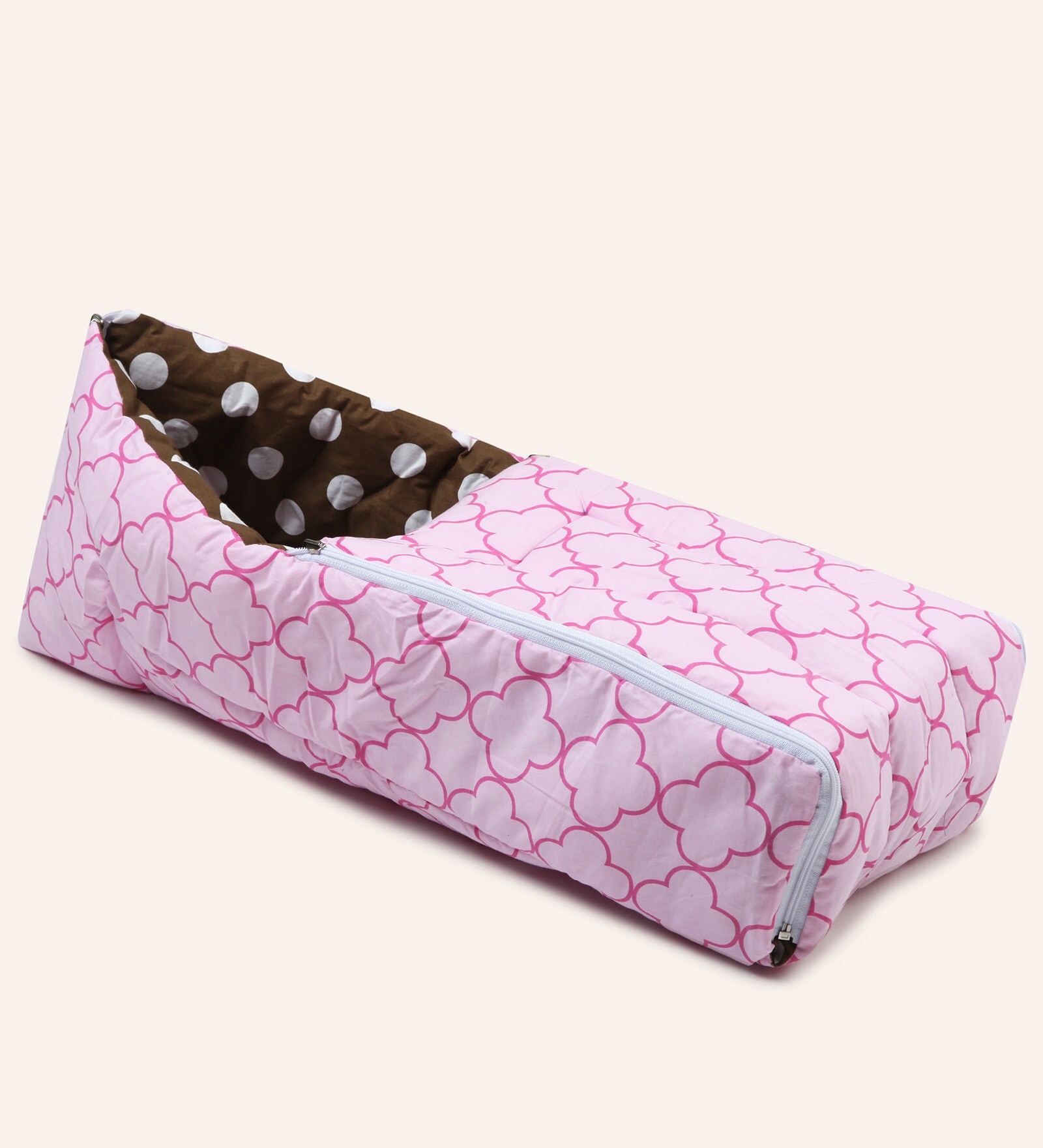 Butterfly Reversible Baby Sleeping Bag in Pink