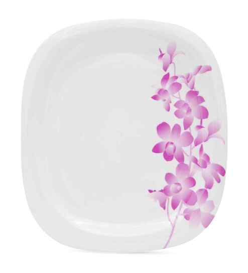 Buffet Plate Set   Purple Lilac 12.5  , Stain Free, Glazed Finish, Pure Melamine ,6 nos.